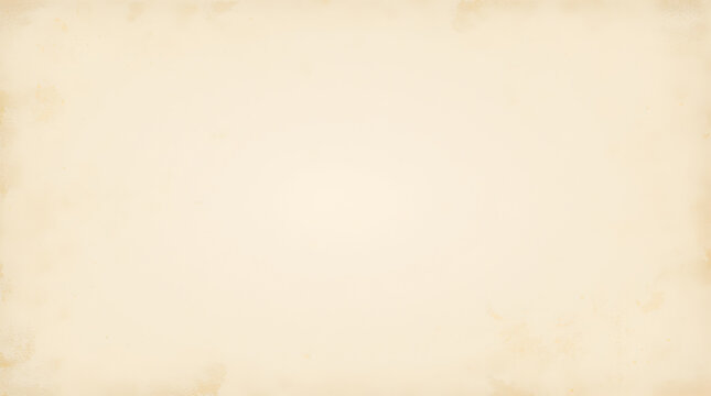 Old aged paper texture background. Blank vintage parchment with stained, grunge edges for manuscript or document design. Retro antique surface concept.