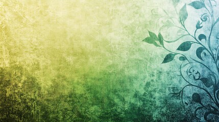 Vintage floral design textured background