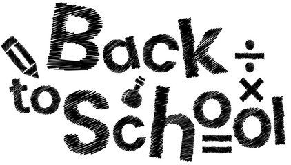 Back To School Text Vector