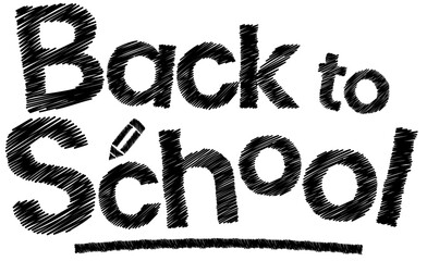 Back To School Text Vector