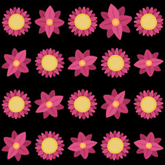 Florar Vektor. Abstract Floral Background Design with Artistic Botanical Elements