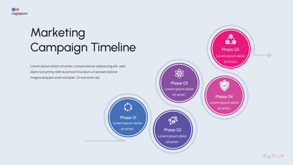 Modern Timeline & Step Infographic