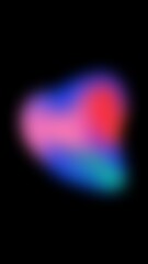 Blurry abstract shape iPhone wallpaper