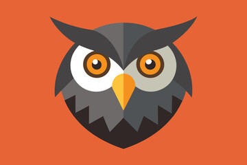 Fototapeta premium owl bird animal cartoon illustration vector cute