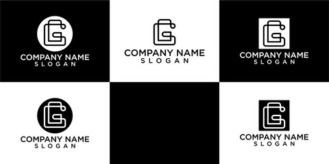  initial letter G logo design idea.