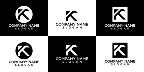 Creative logo design letter K.