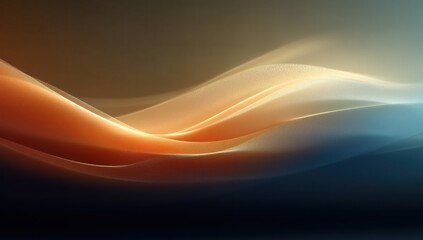 Fototapeta premium Flowing Wave Abstract Background with Gradient Colors for Digital Design