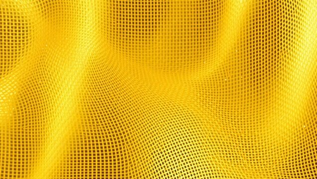 Abstract Golden Wavy Grid Texture Background Design