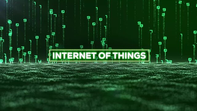 Matrix Binary Code and Internet of Things Word