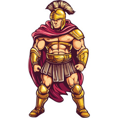 Obraz premium spartan mascot logo design vector with modern illustration concept