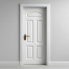 Stylish White Door with Classic Design and Elegant Finish