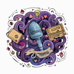 Obraz premium Voice recognition icon