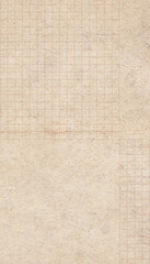Fototapeta premium Beige grid patterned iPhone wallpaper, paper textured design
