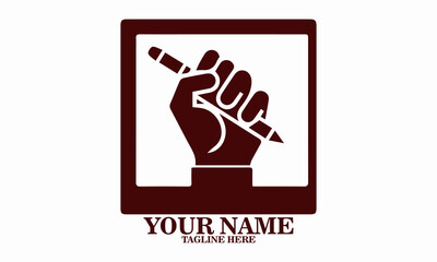 Happy left handers day vector illustration art and happy left hander's day logo icon