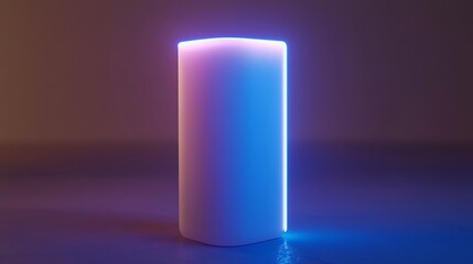 Modern illuminated rectangular device