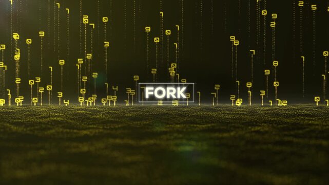 Matrix Binary Code and Fork Word