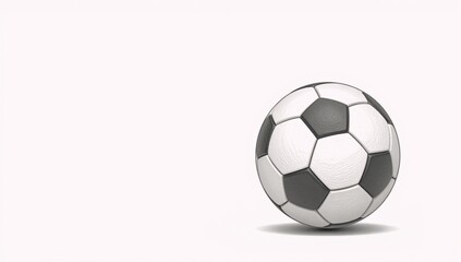 soccer ball on white background
