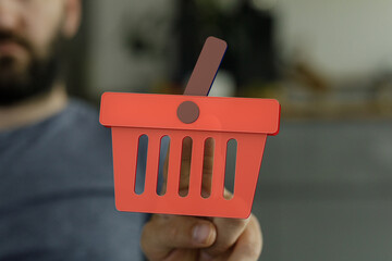 Digital shopping experience, online store, e-commerce, buy now, add to cart, customer, purchase,...