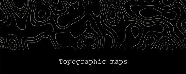Exploring the intricate patterns and lines seen in topographic maps showcasing land elevation and terrain contours