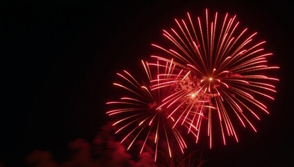 Fototapeta premium fireworks in the night sky