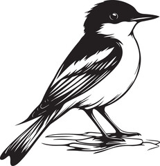vector illustration of a bird