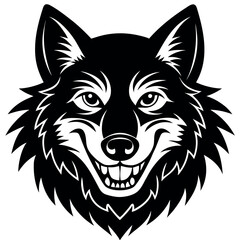 Obraz premium Wolf vector illustration. 