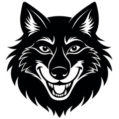 Obraz premium Wolf vector illustration. 