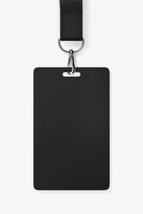 Staff card, black 3D design