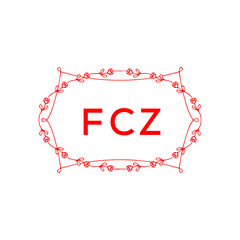 FCZ Letter Initial Logo Design Template Vector Illustration