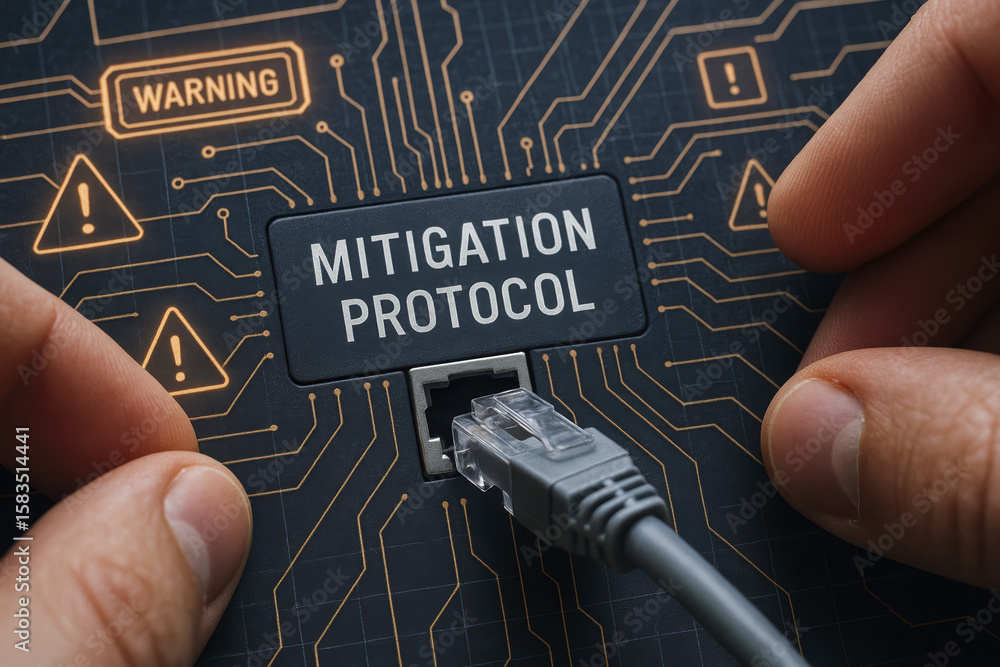 Poster implementing strategic measures to connect systems safeguards data integrity and ensures effective r