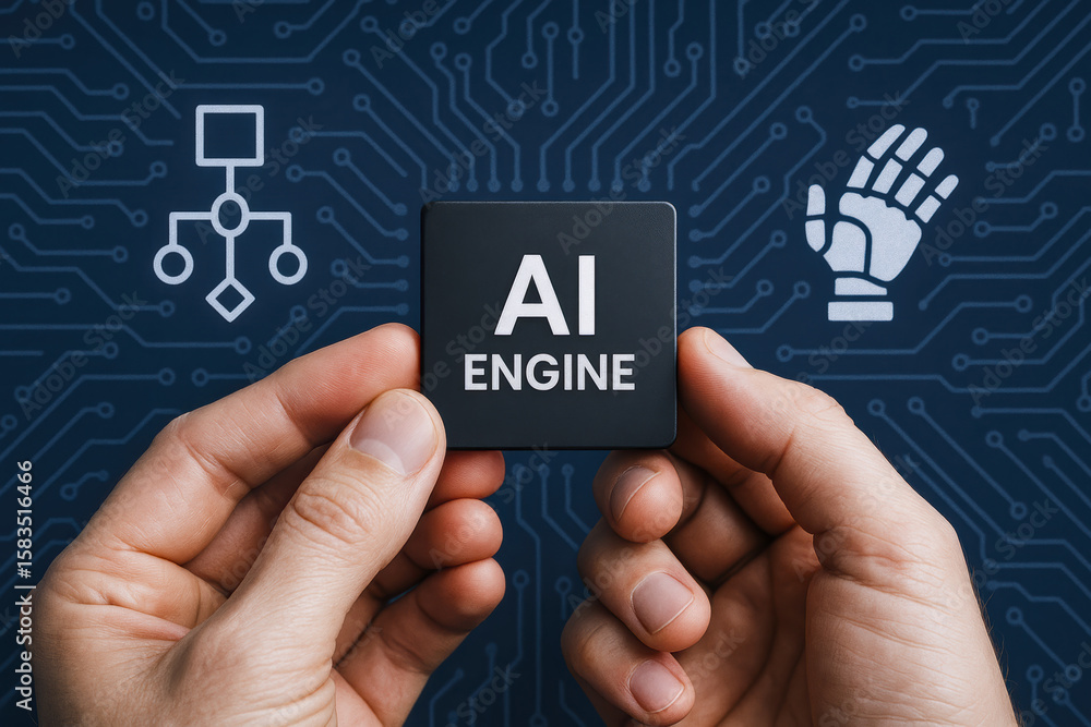 Poster innovation in artificial intelligence drives advancements as technology powers intelligent systems t
