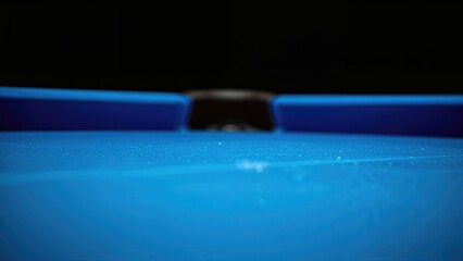 Edge of a cue sports table