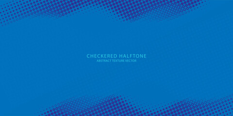 Blue polka dot gradient halftone background. Pop art cartoon dot texture.vector eps10