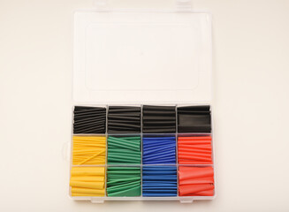 A heat shrink, a set of wire insulation mats, a heat shrink tube for cable repair.