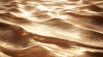 Golden ripples on water's surface