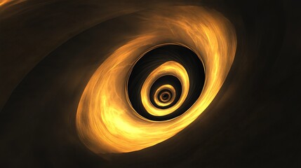 Golden spiral vortex in dark space