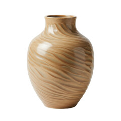 Elegant ceramic vase with swirling patterns, displayed on a neutral background, showcasing craftsmanship