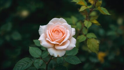Lovely pink blossom thriving in a lush garden setting, floral, nature, beauty, plant, color, love, rose