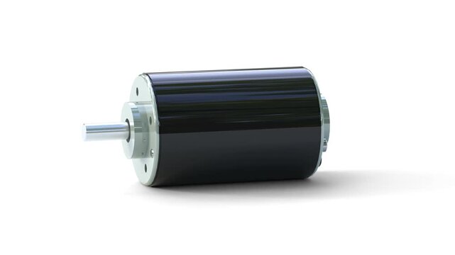 spindle motor on white background