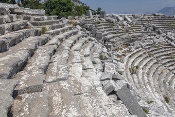 The amphitheater was built in the II century BC according to the classical Roman principle....