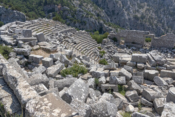 The amphitheater was built in the II century BC according to the classical Roman principle....