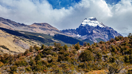 The Landscape of Laguna Torre in Patagonia