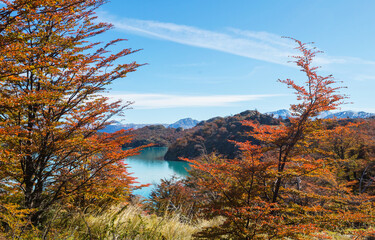 Fototapeta premium Autumn in mountains