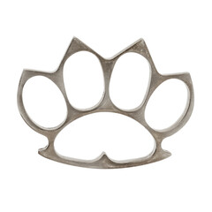 Silver knuckle duster design element