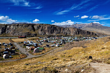 The city of El Chalten in Patagonia