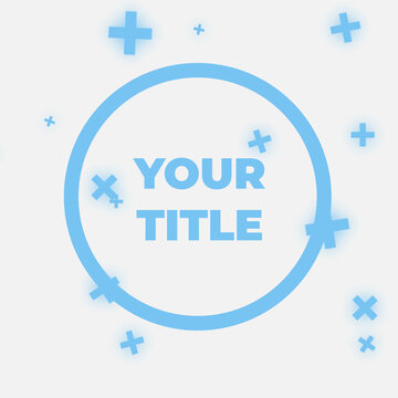 Flat Minimal Design Shapes Title Animation for Square Posts