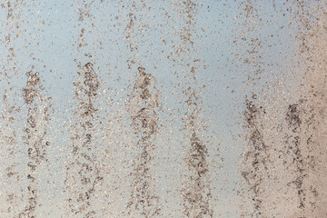 a stream of water from the fountain of a park pond