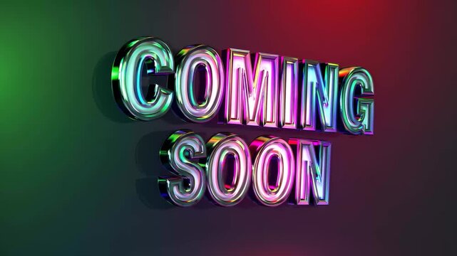 Coming soon sign on a wall. Text coming soon. Message for future anticipation. A wall displaying a sign that says "coming soon. " Lifestyle.