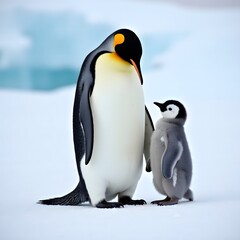 Obraz premium Emperor Penguin Chicks