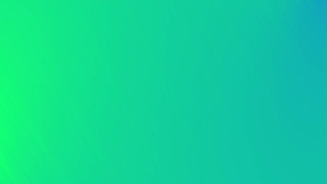 Simple teal to green gradient background.